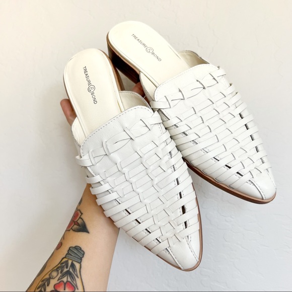 Treasure & Bond Shoes - Treasure & Bond Kimber Huarache Leather Mule